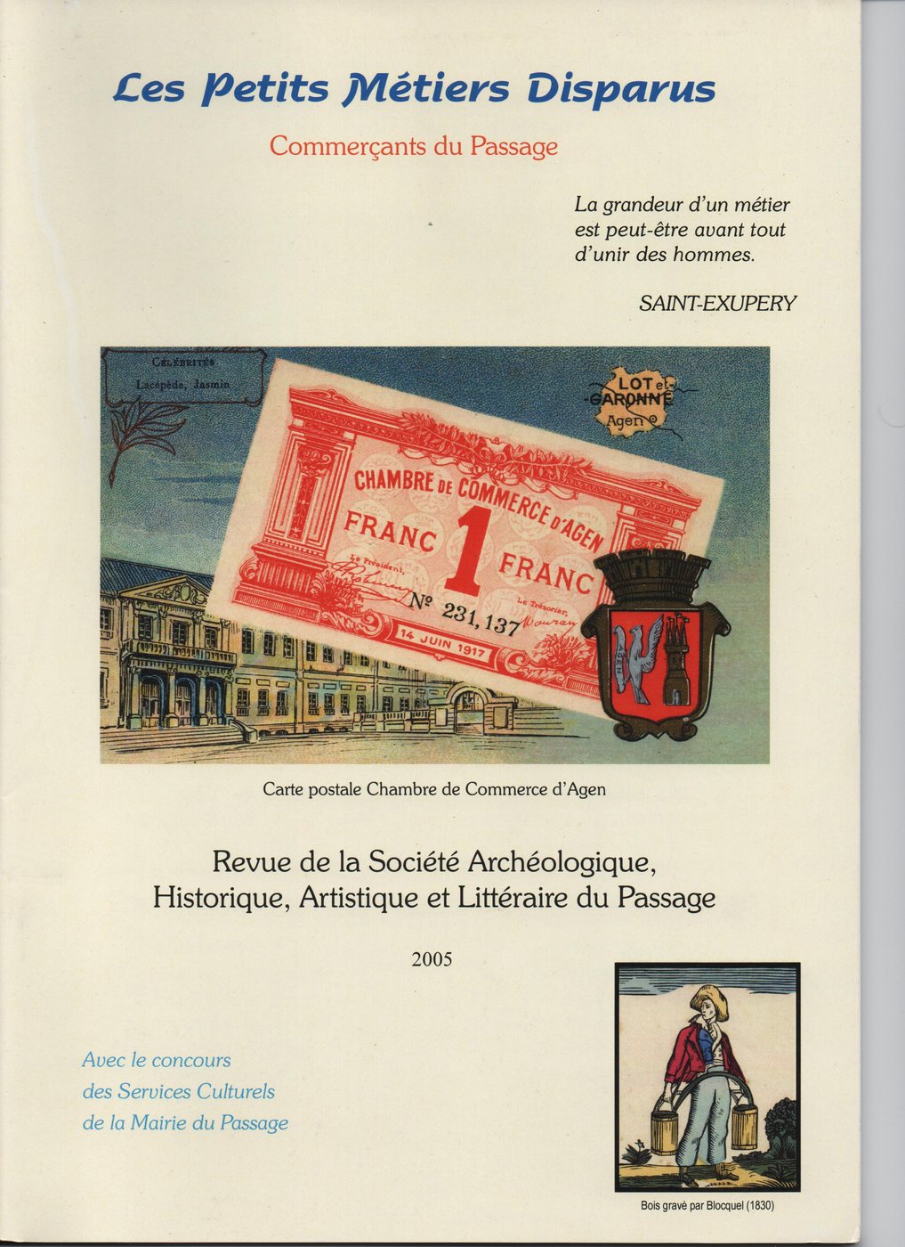 Couverture de la revue SAHALP 2005