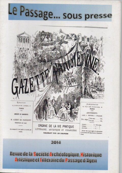Couverture de la revue SAHALP 2014